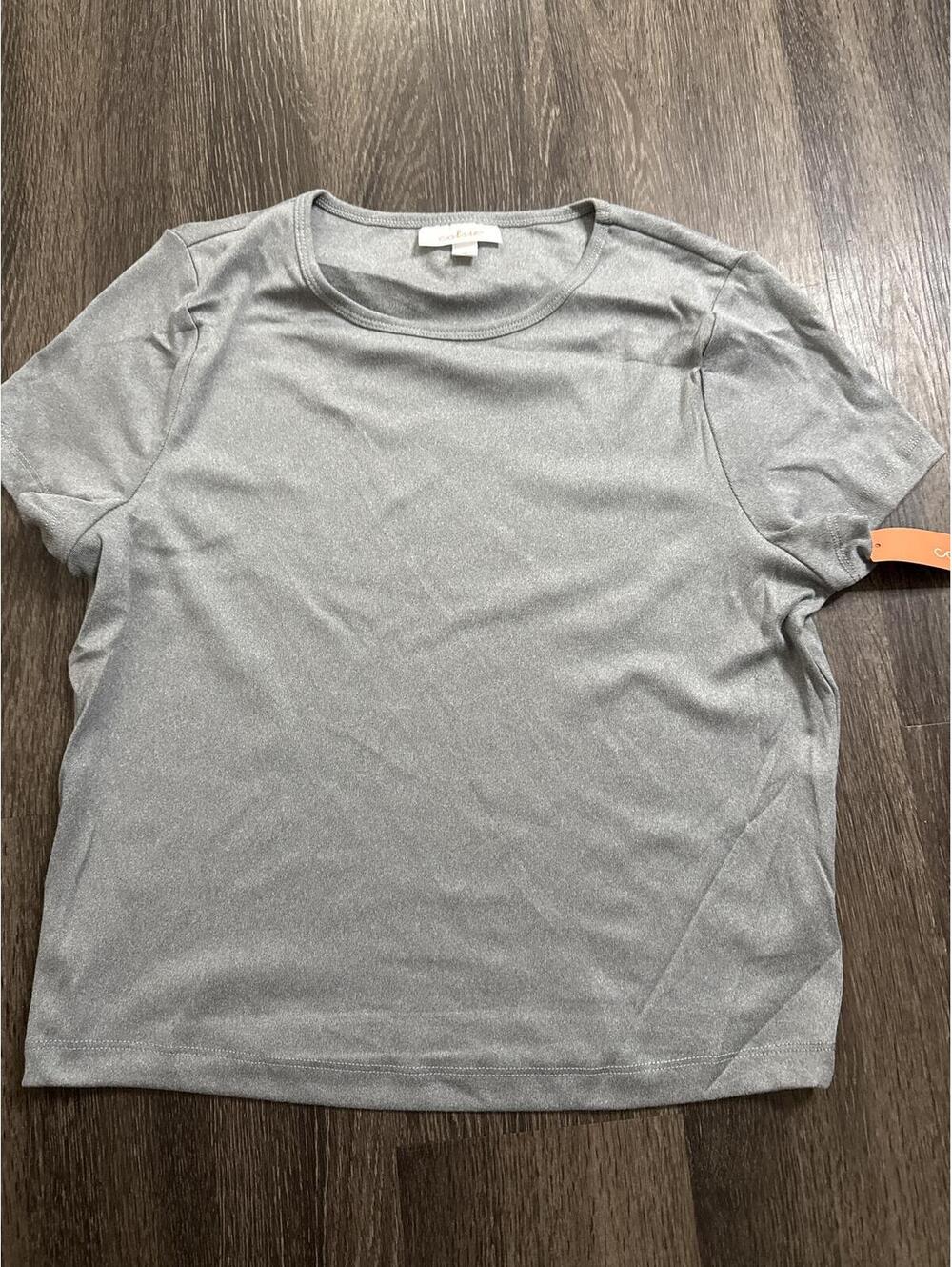 Colsie Gray Short Sleeve Crewneck T-Shirt Size M